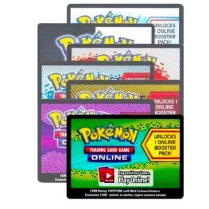 Pokemon Official Online Booster Code Card (10 Booster Packs)
